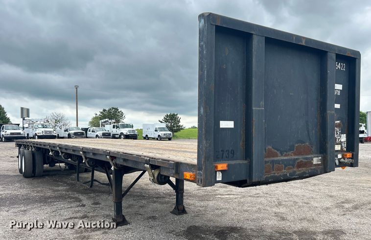 image for item EG1540 1997 Utility Trailer FS20HE flatbed trailer