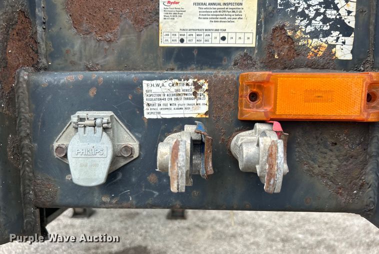 image for item EG1540 1997 Utility Trailer FS20HE flatbed trailer