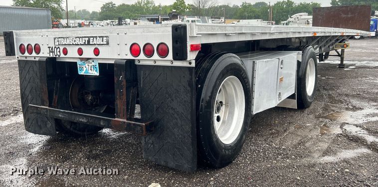 image for item EG1579 1998 Transcraft flatbed trailer