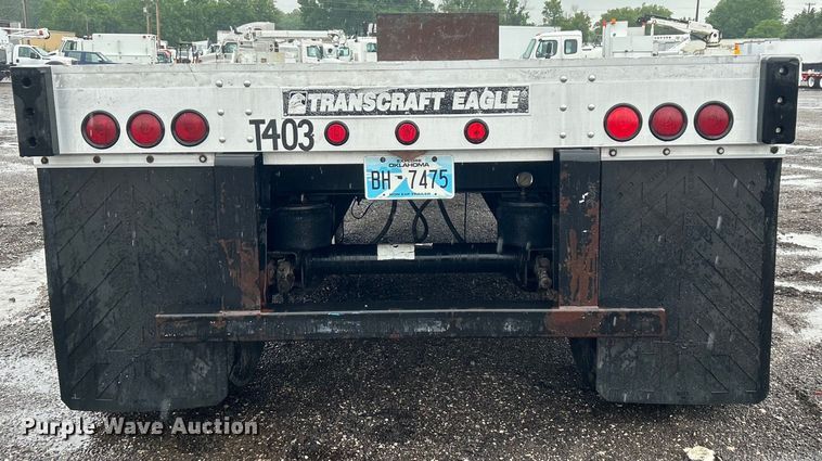 image for item EG1579 1998 Transcraft flatbed trailer