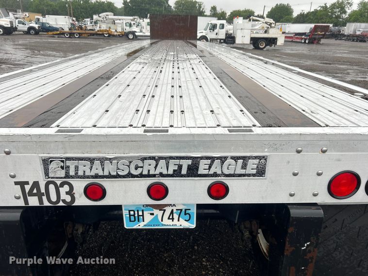 image for item EG1579 1998 Transcraft flatbed trailer