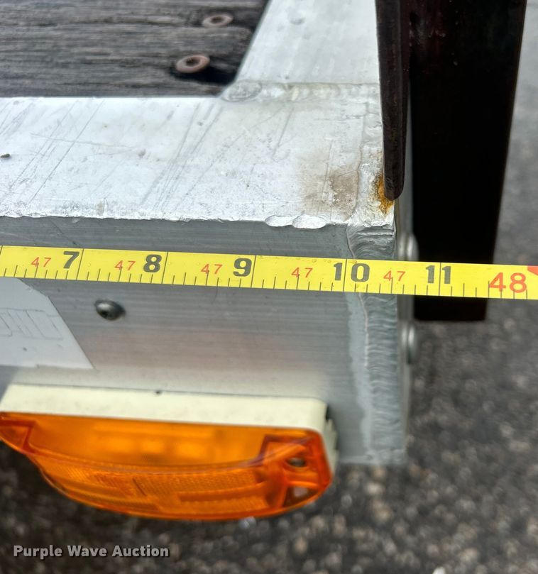 image for item EG1579 1998 Transcraft flatbed trailer