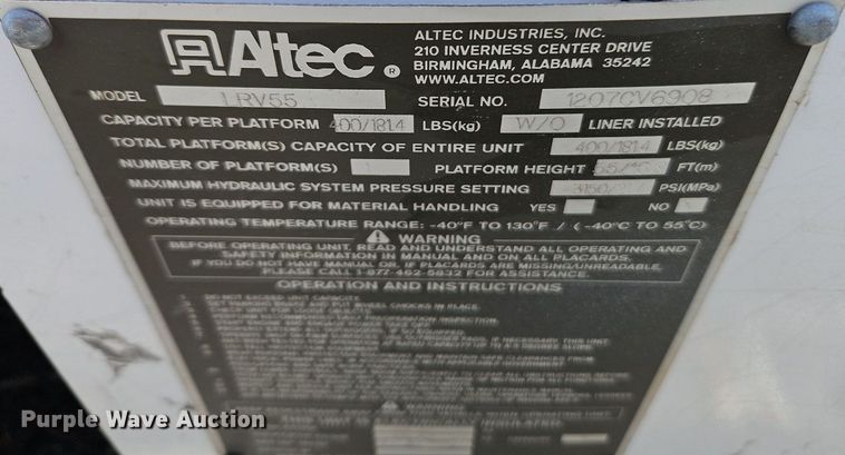 image for item EI3821 2008 International 4300 ProStar forestry bucket truck