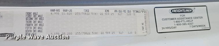 image for item EJ5394 2006 Freightliner Business Class M2 box truck