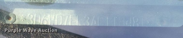 image for item EJ7922 2010 Dodge Ram 5500HD flatbed truck