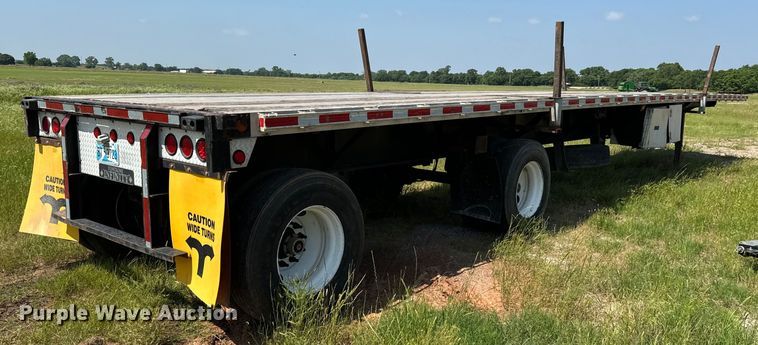 image for item IE9016 2001 Fontaine IFTW-6-8048WSAWK flatbed trailer