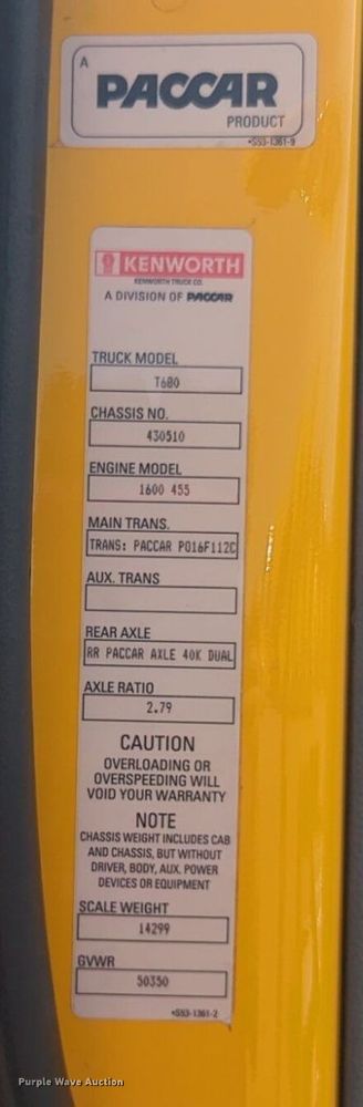 image for item NG9812 2020 Kenworth T680 semi truck