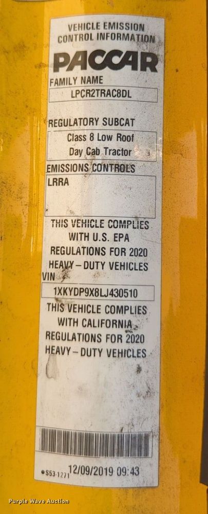 image for item NG9812 2020 Kenworth T680 semi truck