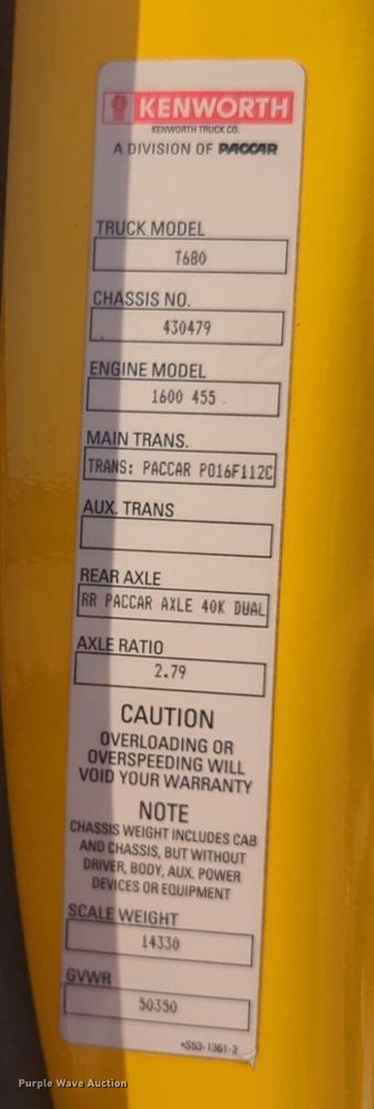 image for item NG9814 2020 Kenworth  T680 semi truck