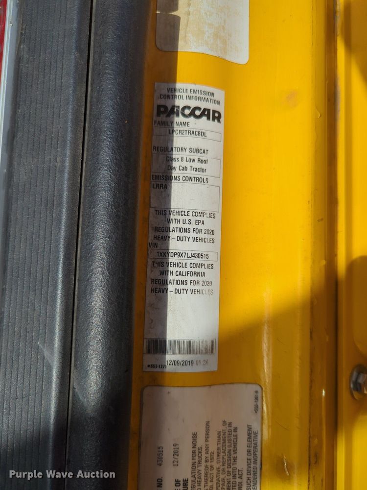 image for item NG9816 2020 Kenworth T680 semi truck