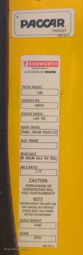 image for item NG9825 2021 Kenworth  T680 semi truck