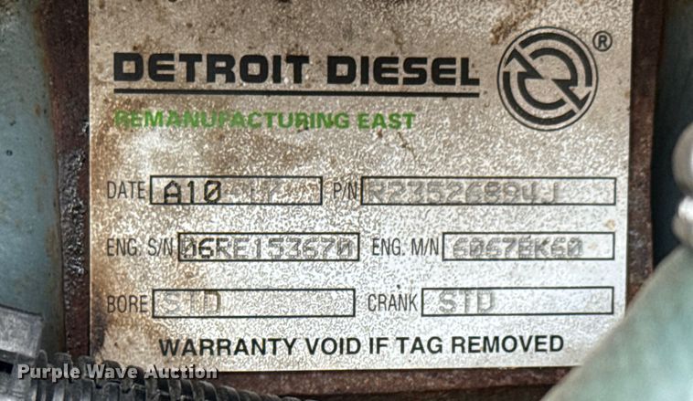 image for item NL9830 2014 Freightliner Coronado glider kit semi truck