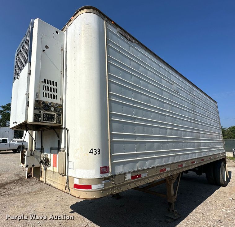 image for item NR9893 1987 Great Dane  V12700B refrigerated van trailer