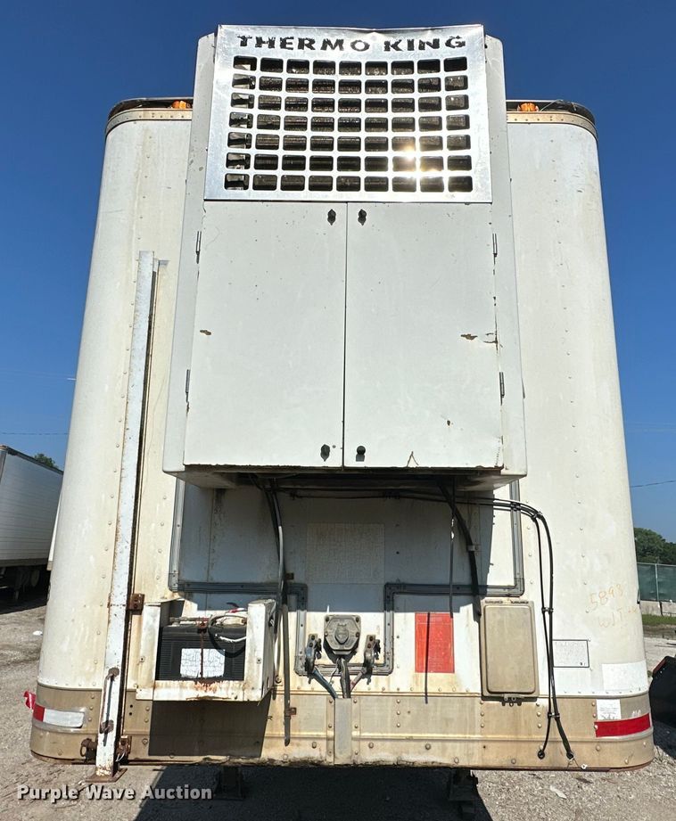 image for item NR9893 1987 Great Dane  V12700B refrigerated van trailer
