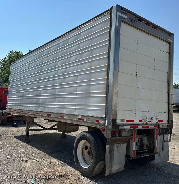 image for item NR9893 1987 Great Dane  V12700B refrigerated van trailer