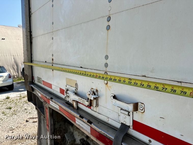 image for item NR9893 1987 Great Dane  V12700B refrigerated van trailer