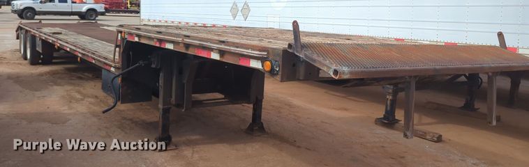 image for item NZ9741 1989 Trailmobile F73T-6FEA drop deck equipment trailer