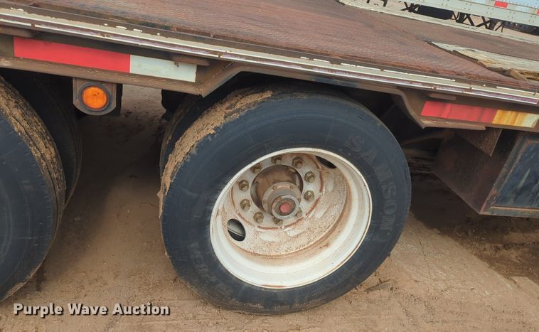 image for item NZ9741 1989 Trailmobile F73T-6FEA drop deck equipment trailer