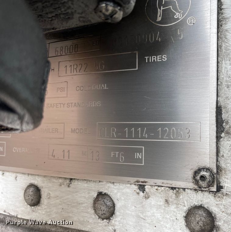 image for item OG9944 2009 Great Dane  CLR-1114-12053 refrigerated van trailer