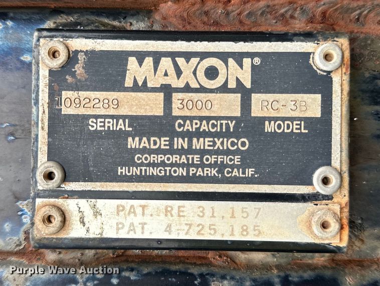 image for item OI9106 1986 Monon dry van trailer