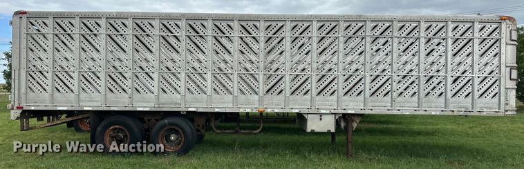 image for item OI9107 1958 Wilson livestock trailer