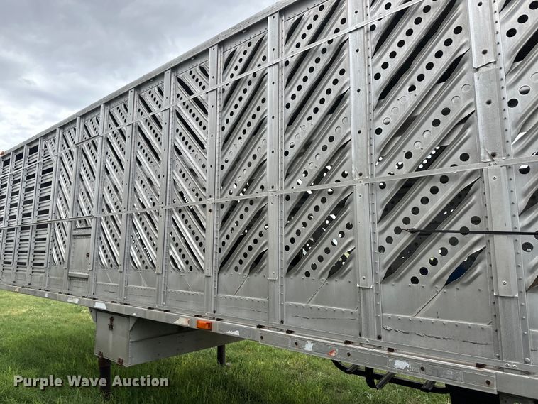 image for item OI9107 1958 Wilson livestock trailer