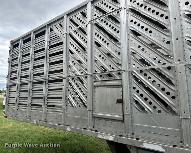 image for item OI9107 1958 Wilson livestock trailer