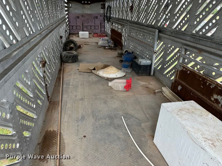 image for item OI9107 1958 Wilson livestock trailer