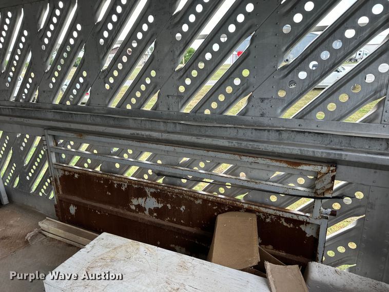 image for item OI9107 1958 Wilson livestock trailer