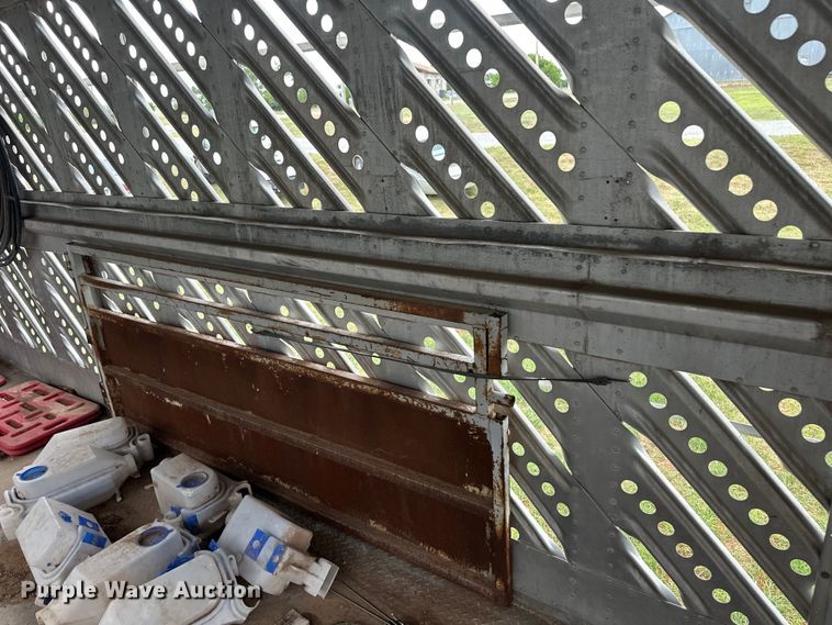 image for item OI9107 1958 Wilson livestock trailer