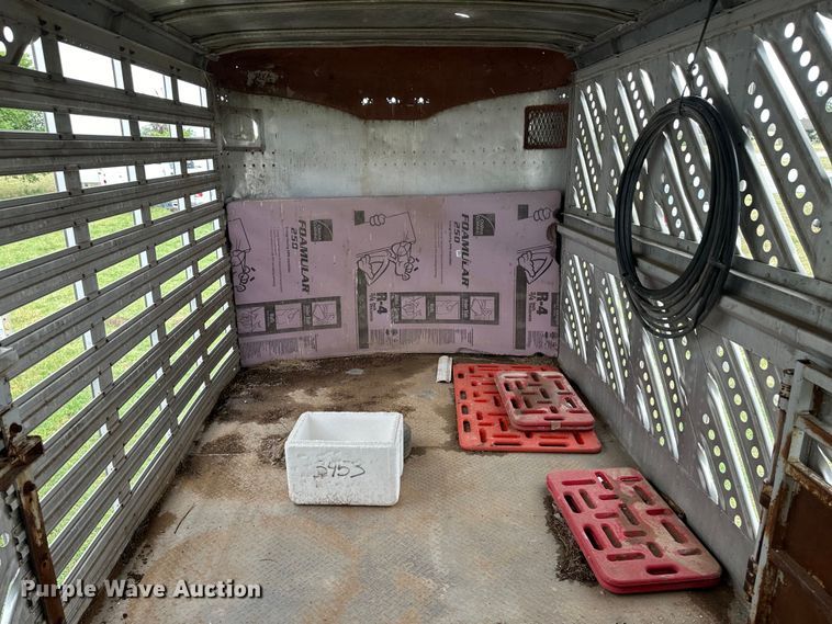 image for item OI9107 1958 Wilson livestock trailer