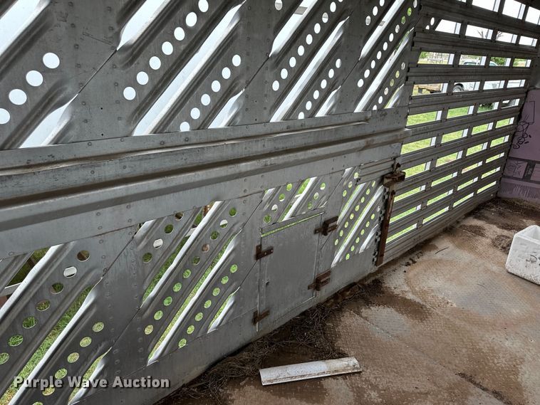 image for item OI9107 1958 Wilson livestock trailer