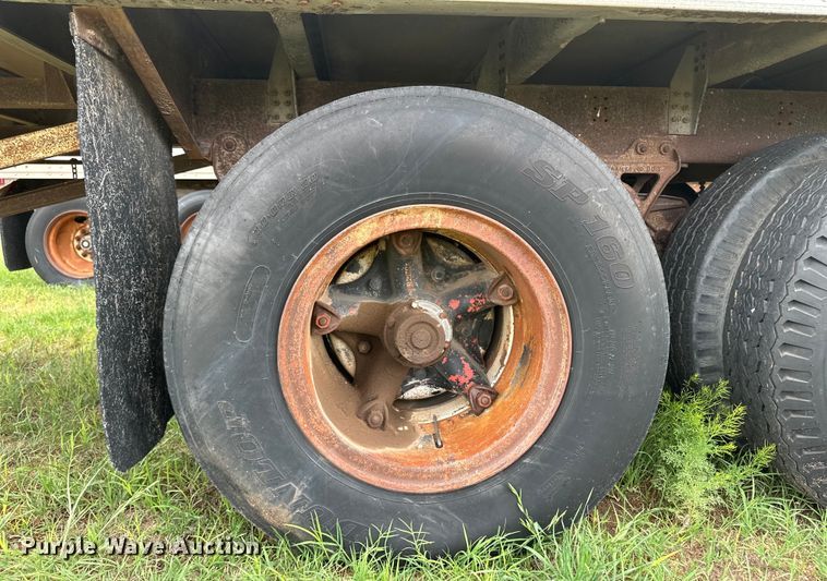 image for item OI9107 1958 Wilson livestock trailer