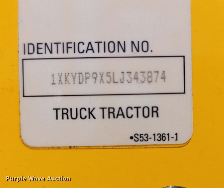 image for item OK9908 2020 Kenworth  T680  semi truck