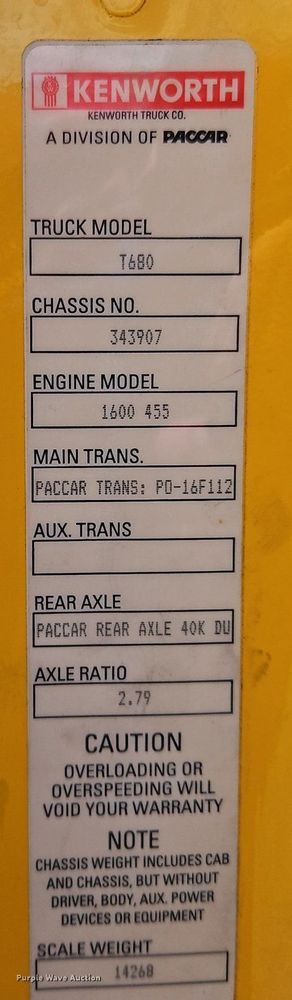 image for item OK9922 2020 Kenworth T680 semi truck