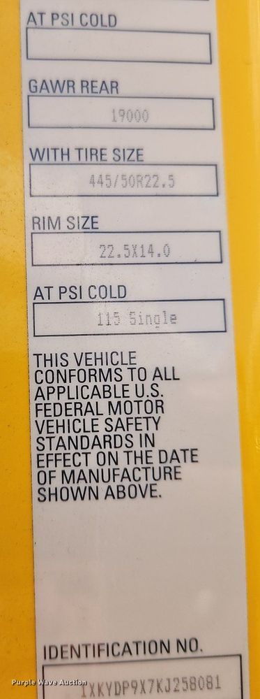 image for item OK9923 2019 Kenworth T680 semi truck