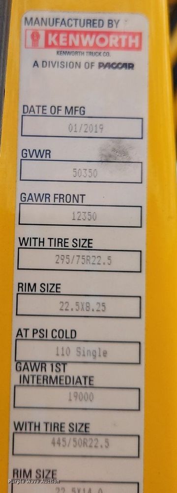 image for item OK9927 2020 Kenworth T680 semi truck