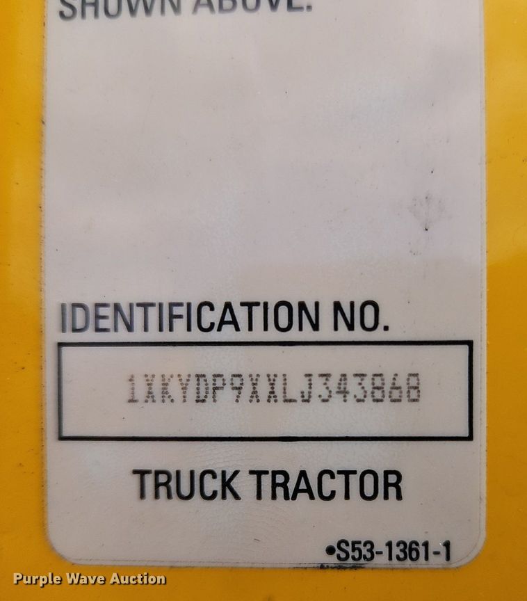 image for item OK9927 2020 Kenworth T680 semi truck