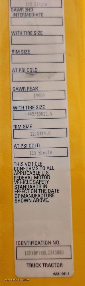 image for item OK9930 2020 Kenworth  T680 semi truck