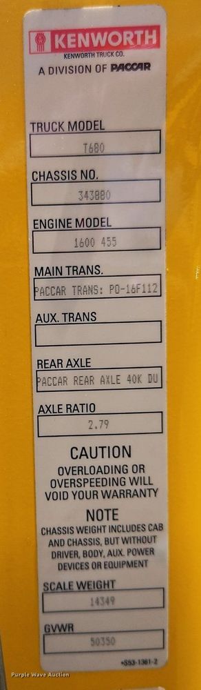 image for item OK9930 2020 Kenworth  T680 semi truck