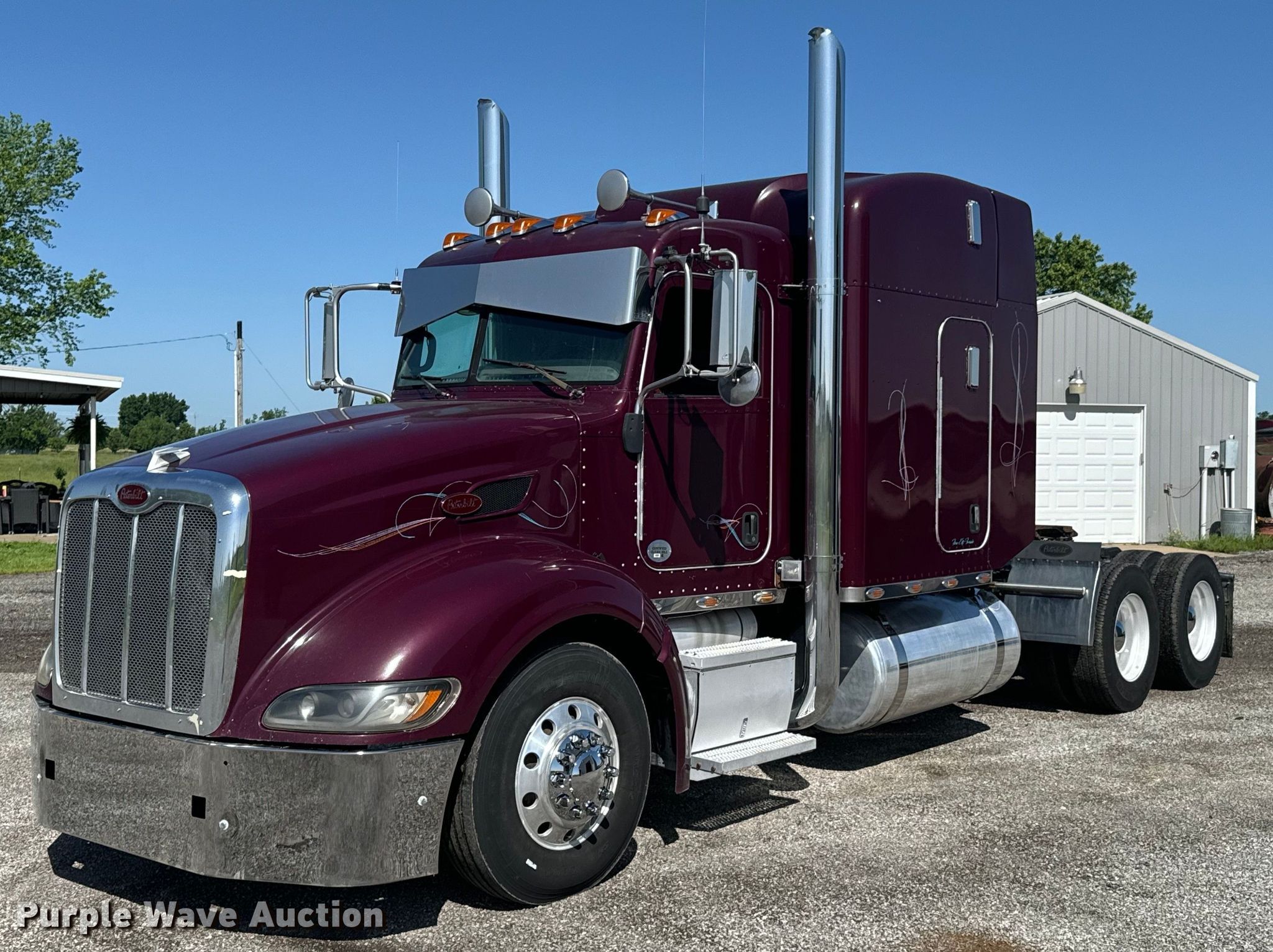 2010 Peterbilt 386 semi truck in Big Cabin, OK | Item DX0466