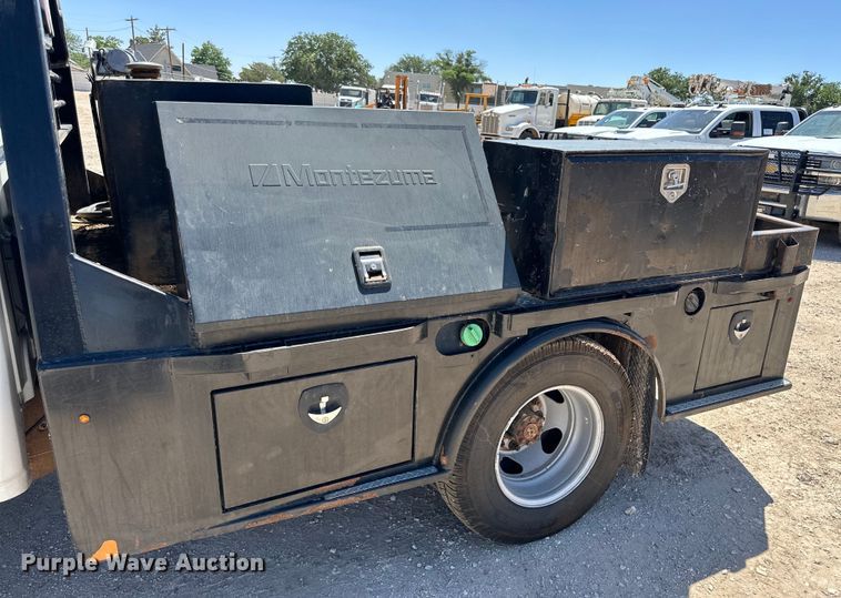 image for item DK6626 2017 Chevrolet Silverado 3500 HD Crew Cab flatbed pickup truck