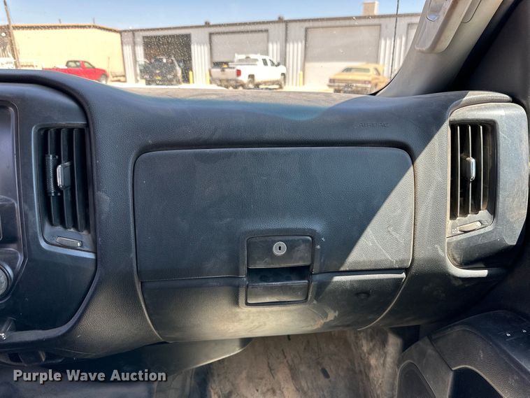 image for item DK6626 2017 Chevrolet Silverado 3500 HD Crew Cab flatbed pickup truck