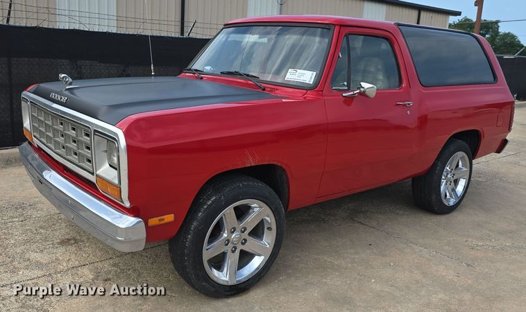 image for item DM1695 1985 Dodge Ram Charger SUV