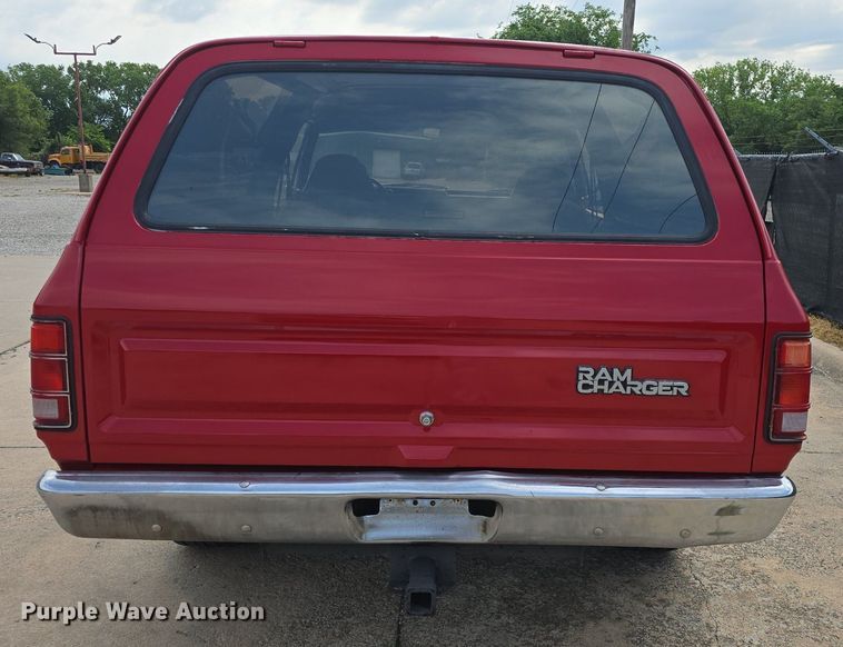 image for item DM1695 1985 Dodge Ram Charger SUV