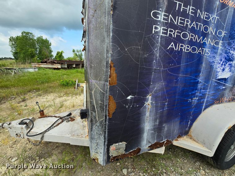 image for item DM1705 1988 W-W enclosed cargo trailer