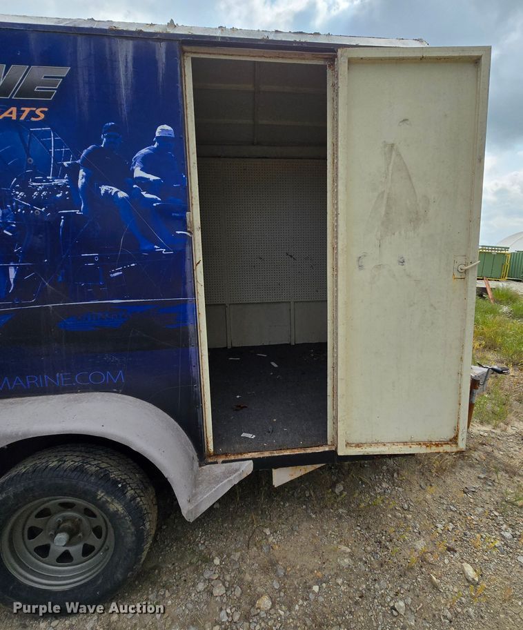 image for item DM1705 1988 W-W enclosed cargo trailer