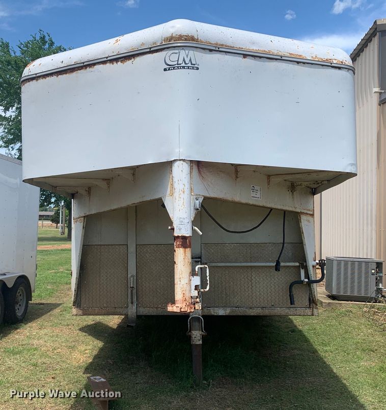 image for item DM7856 2012 CM 20' Cargo gooseneck enclosed cargo trailer