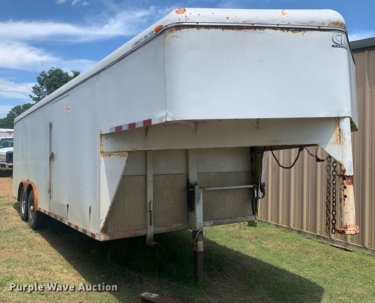 image for item DM7856 2012 CM 20' Cargo gooseneck enclosed cargo trailer