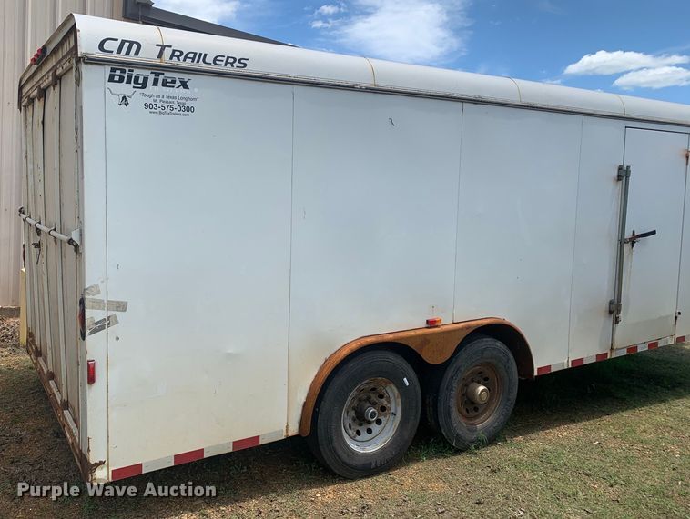 image for item DM7856 2012 CM 20' Cargo gooseneck enclosed cargo trailer